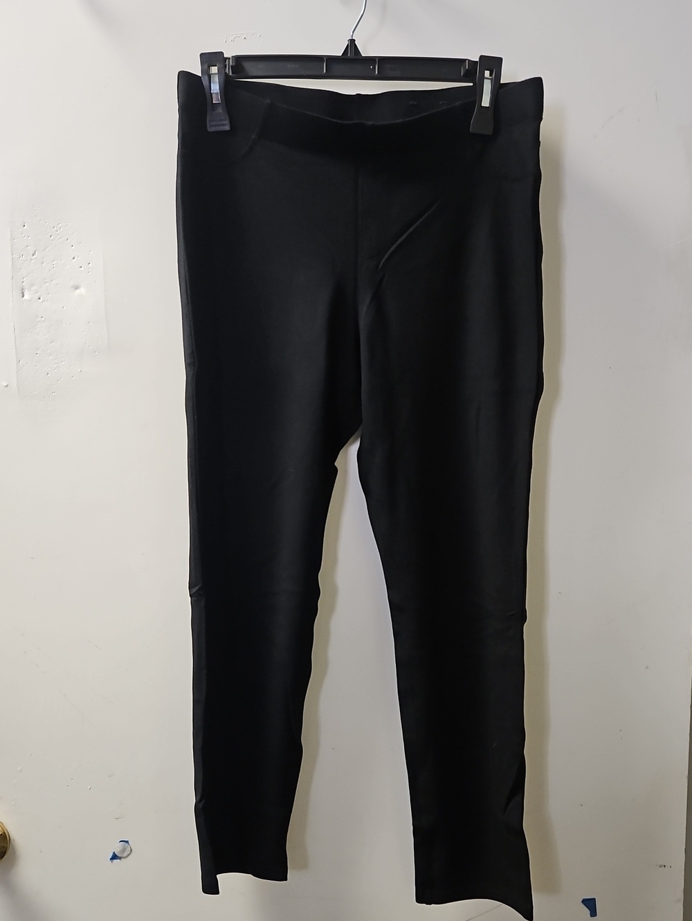 Karen Scott Black Slim Stretch Jogger Pants